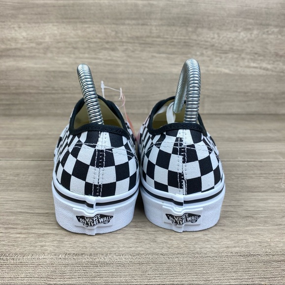 Vans Authentic Checkerboard Black White Shoes - Picture 4 of 7